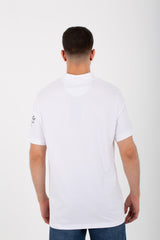 Men's Polo Printed Comfortable T-shirt With Collar And Short Sleeves