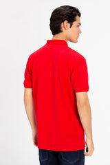 Men's Slim Fit Polo T-Shirt With Front Graphic Print