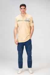 تيشيرت بولو بأكمام قصيرة ورقبة دائرية للرجال Slim Fit