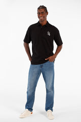 Men's Tomato Regular Fit Polo T-Shirt With Front Numbers Print Bolivar