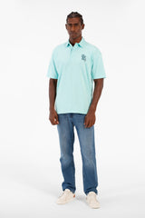 Men's Tomato Regular Fit Polo T-Shirt With Front Numbers Print Bolivar