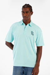 Men's Tomato Regular Fit Polo T-Shirt With Front Numbers Print Bolivar