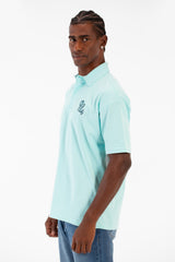 Men's Tomato Regular Fit Polo T-Shirt With Front Numbers Print Bolivar