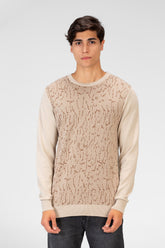 Men's Jakar Pullover With Crew Neck And Long Sleeves