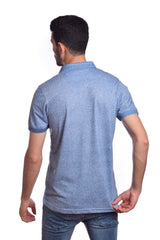 Men's Polo Neck With Short Sleeve Unique Pattern Classic Style T-shirt