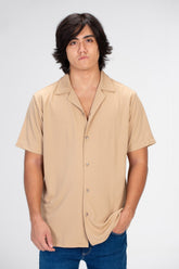 Men's Basic Slim Fit Half Sleeve Shirt Made Of Bengalin Material