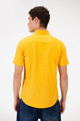 Men's Slim Fit Basic Half Sleeved Shirt
