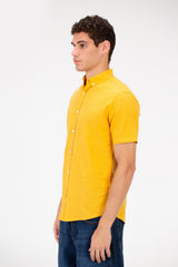 Men's Slim Fit Basic Half Sleeved Shirt