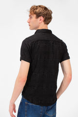 Men's High Quality Basic Half Sleeve Slim Fit Shirt Jakar