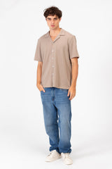 Men's Short Sleeved Slim Fit Shirt Modern Design With Breathable Material