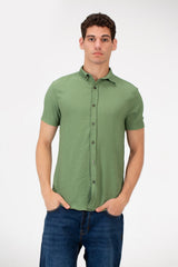 Men's Slim Fit Basic Half Sleeve Shirt
