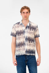 Men's Slim Fit Jakar Short Sleeve Collar Shirt