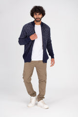 Men's Regular Fit Full Zipper Unique Style Comfort Wool Pullover