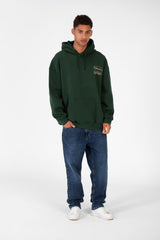Men's Regular Fit Hooded Sweatshirt Made Of Melton Material