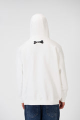 Men's Printed Hooded Sweatshirt With Front Pocket In Melton Material