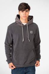 Men's Tomato Kangaroo Pocket Long Sleeve Hoodie Sweatshirt
