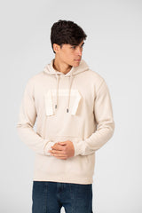 Men's Hoodie With Long Sleeves And A Unique Cut