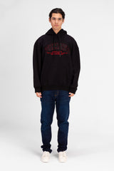 Men's Tomato Milton Oversized Sweatshirt with Front Text Print