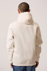 Men's Tomato Basic Slim Fit Long Sleeve Hood Sweatshirt White