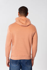 Men's Slim Fit Hoodie Sweatshirt With Print On The Front And Shoulder