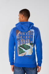 Men's Slim Fit Hoodie Sweatshirt With Graphic Print On The Back