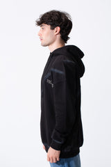 Men's Regular Fit Melton Hoodie Sweatshirt With Long Sleeves And Winter Colors