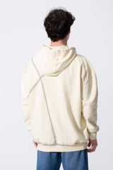 Men's Regular Fit Melton Hoodie Sweatshirt With Long Sleeves And Winter Colors