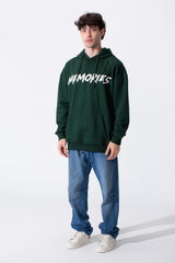 Men's Regular Fit Long Sleeves Hood Sweatshirt With A Memories Print