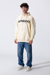 Men's Regular Fit Long Sleeves Hood Sweatshirt With A Memories Print