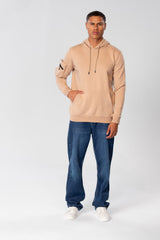 Men's Slim Fit Hood Sweatshirt With Shoulder Pocket