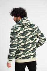 Men's Army Hoodie Padded Hooded Sweatshirt Camouflage