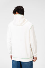 Men's Hoodie Sweatshirt With A Front Pocket And A Unique Cut