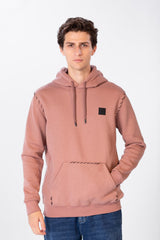 Men's Hoodie-Cut Sweatshirt With Tomato Badge On The Front