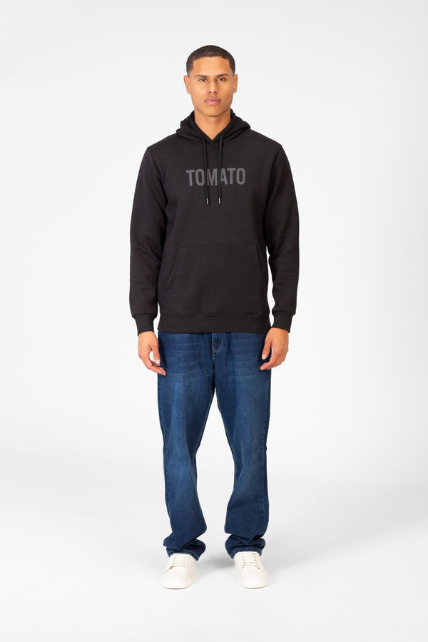 Men's Tomato Basic Long Sleeve Hoodie Sweatshirt