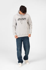 Men's Hoodie With Front Print And Long Sleeves