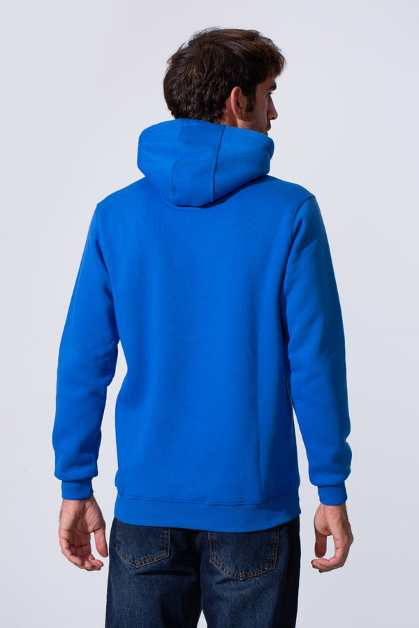 Men's Basic Slim Fit Milton Long Sleeve Hoodie Sweatshirt