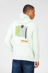 Men's Printed Hooded Sweatshirt With Front Pocket 1