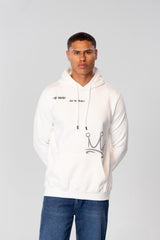 Men's Hoodie Sweatshirt With Front And Back Print