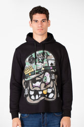 Men's Printed Long Sleeve Hoodie Sweatshirt