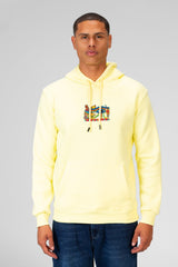 Men's Printed Slim Fit Sweatshirt With Front Pocket