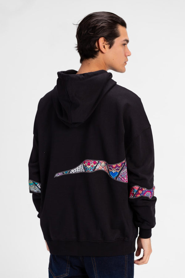 Men's Oversized Graphic Print Hoodie Sweatshirt