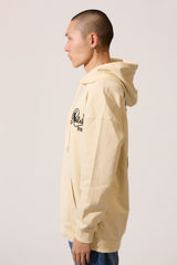 Men's Regular Fit Hooded Sweatshirt With Kangaroo Pocket And Front & Back Print