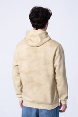 Men's Slim Fit Milton Tie Dye Hood Sweatshirt With Front Pocket And Long Sleeves