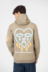 Men's Long Sleeve Printed Hoodie With Front Pocket