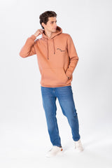 Men's Hoodie With Long Sleeves And Text Print