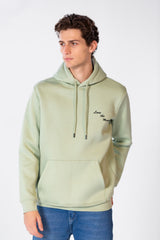 Men's Hoodie With Long Sleeves And Text Print