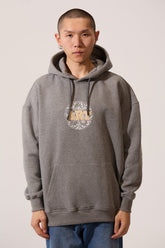 Men's Printed Long Sleeves Slim Fit Hood Sweatshirt With Front Kangaroo Pocket