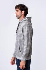 Men's Tie Dye Slim Fit Hoodie Sweatshirt With Long Sleeves