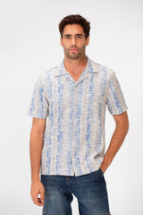 Men's Summer Modern Slim Fit Half Sleeve Mesh Shirt