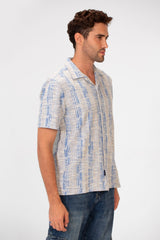 Men's Summer Modern Slim Fit Half Sleeve Mesh Shirt